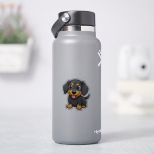 Schattige Teckel, Kawaii Charmer, Klein Sticker