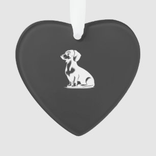 Schattige Teckel Stijlvolle Kleine Jachthond Ornament