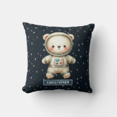 Schattige Teddy Bear Astronaut Kussen voor Baby Bo (Voorkant)