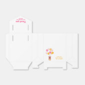 Schattige Teddy Bear Balloon Baby shower Dank u Bedankdoosjes (Uitgevouwen)