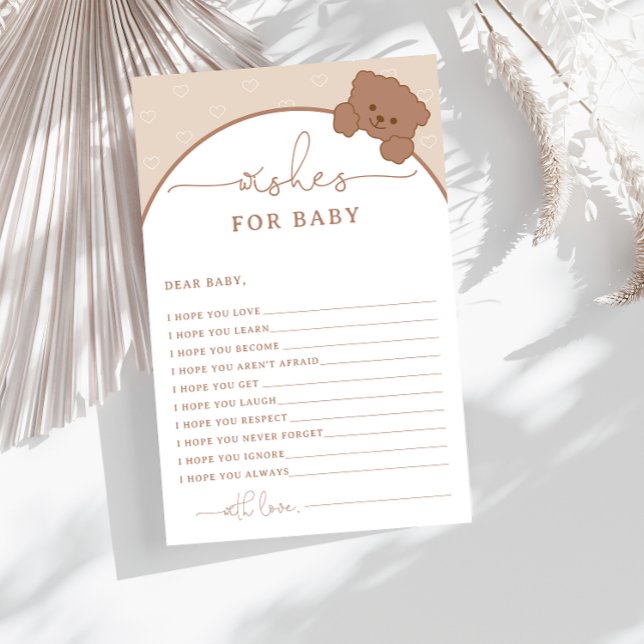 Schattige Teddy Bear Barly Wachten Wensen voor Bab (Creator heeft geüpload)