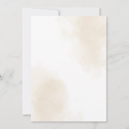 Schattige Teddy Bear I's a Boy Baby shower Waterve Kaart (Achterkant)