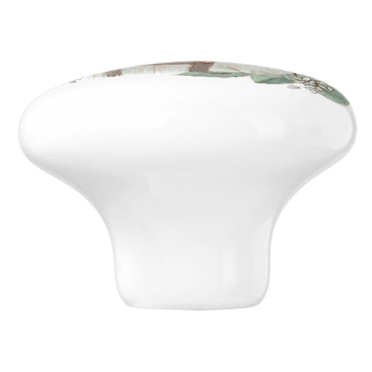 Schattige  Teddy Bear Keramische Knop (Zijkant)