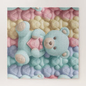 Schattige Teddy Bear Puzzle voor kinderen Legpuzzel (Horizontaal)