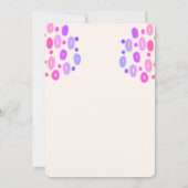 Schattige Teddy Bear Roze Meisje 1e Verjaardagsfee Kaart (Achterkant)