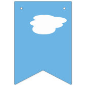 Schattige  Teddy Bear Skywriter Baby shower Vlaggetjes (Tweede vlag)