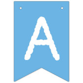 Schattige  Teddy Bear Skywriter Happy Birthday Vlaggetjes (Derde vlag)