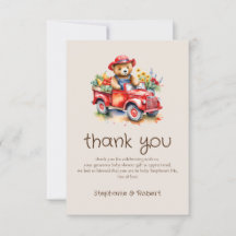 Schattige Teddy Lokale Baby Shower Rode Pick-up 