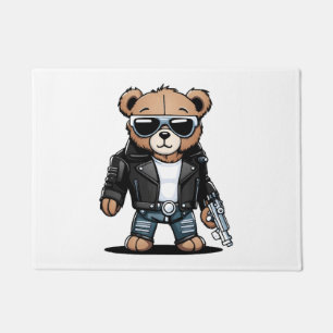 Schattige Teddy-memes Deurmat