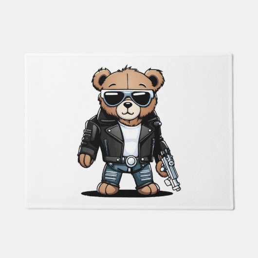 Schattige Teddy-memes Deurmat (Voorkant)