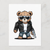 Schattige Teddy-memes Informatiekaartje (Achterkant)