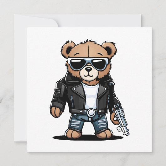Schattige Teddy-memes Kaart (Voorkant)