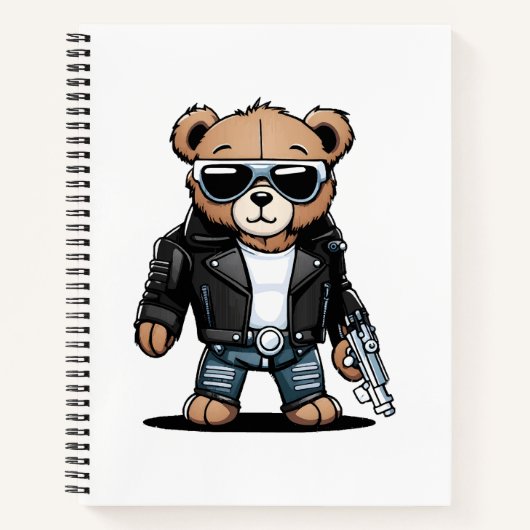 Schattige Teddy-memes Notitieboek (Voorkant)