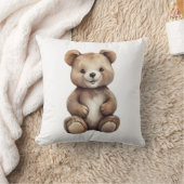 Schattige teddy-Sierkussen Kussen (Deken)