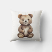 Schattige teddy-Sierkussen Kussen (Achterkant)