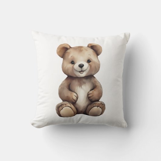 Schattige teddy-Sierkussen Kussen (Voorkant)