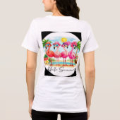 Schattige teddy zomer Tri-Blend shirt (Achterkant)