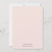 Schattige teddybeer 1e verjaardag - Custom Kaart (Achterkant)