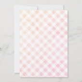 Schattige teddybeer & ballon Baby shower Kaart (Achterkant)