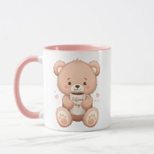 Schattige teddybeer "Caffeïneknuffel" Mok