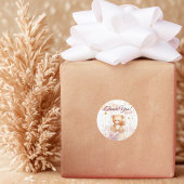 Schattige teddybeer - Dank u Sticker