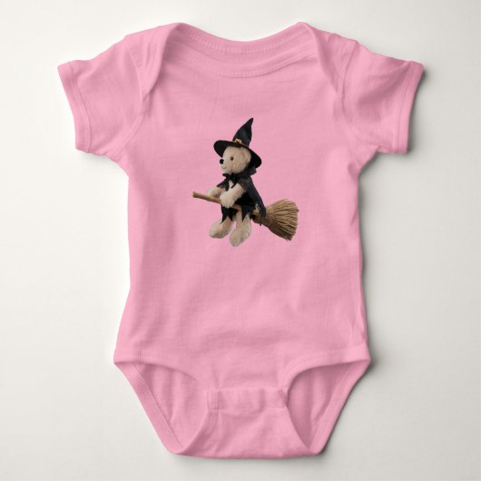 Schattige teddybeer heks romper (Voorkant)