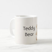 Schattige teddybeer koffiemok (Voorkant links)