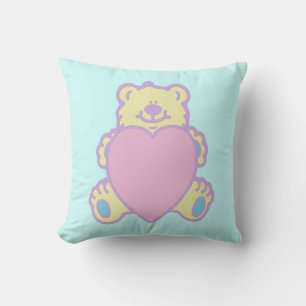 Schattige teddybeer-liefdeshart kussen