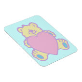 Schattige teddybeer-liefdeshart magneet (Rechterzijde)