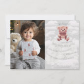 schattige teddybeer luiers "Wild One" Eerste Verja Kaart (Voorkant)