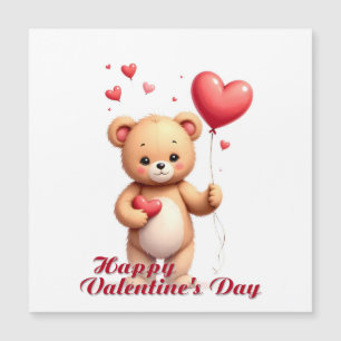 Schattige teddybeer met hart – Gelukkige Valentijn