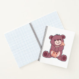 Schattige teddybeer notitieboek