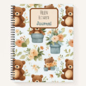Schattige teddybeer  notitieboek (Voorkant)