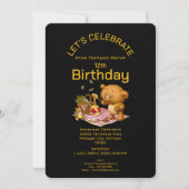 Schattige Teddybeer picknick verjaardagsuitnodigin Kaart (Voorkant)