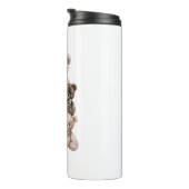 Schattige teddybeer stapel thermosbeker (Geroteerd rechts)