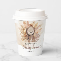 Schattige teddybeer tropisch gedroogd palmpampasgr