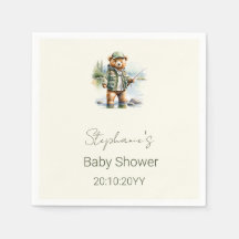 Schattige Teddybeer Visser Haspel Enthousiast Baby