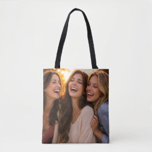 Schattige teddybeer vrienden tote bag