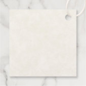 Schattige teddybeer vrolijk kerstfeest bedankjes labels (Achterkant)