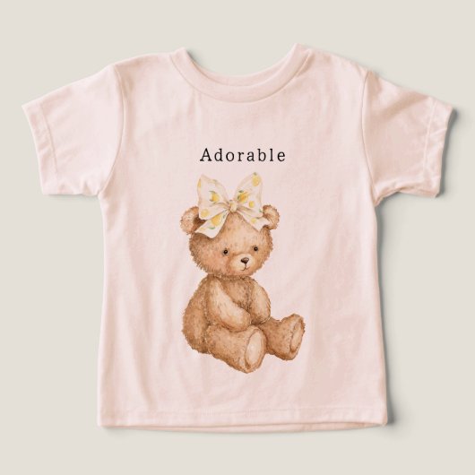 Schattige teddybeerboog (Design voorkant)