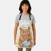 Schattige teddybeerchef schort (Insitu)