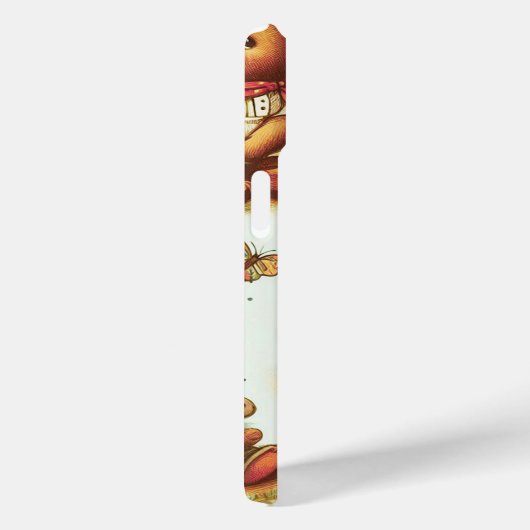 Schattige teddybeerpatroon Case-Mate iPhone Case (Achterkant / Rechts)