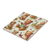 Schattige teddybeerpatroon Tegeltje (Zijkant)