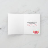 Schattige teddyberen harten knuffels kussen kaart (Binnen)