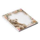 Schattige Tedyy Beer 5,5 inch x 6 inch Notitieblok (Schuin)