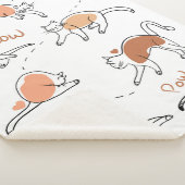 Schattige tekendieren sherpa deken (3/4)