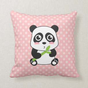 Schattige Tekenfilm Baby Panda Kussen