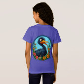 Schattige tekenfilm eend t-shirt (Achterkant volledig)