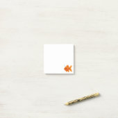 Schattige Tekenfilm Goudvis Post-it® Notes (Op bureau)
