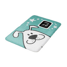 Schattige tekenfilm hondenmonogram